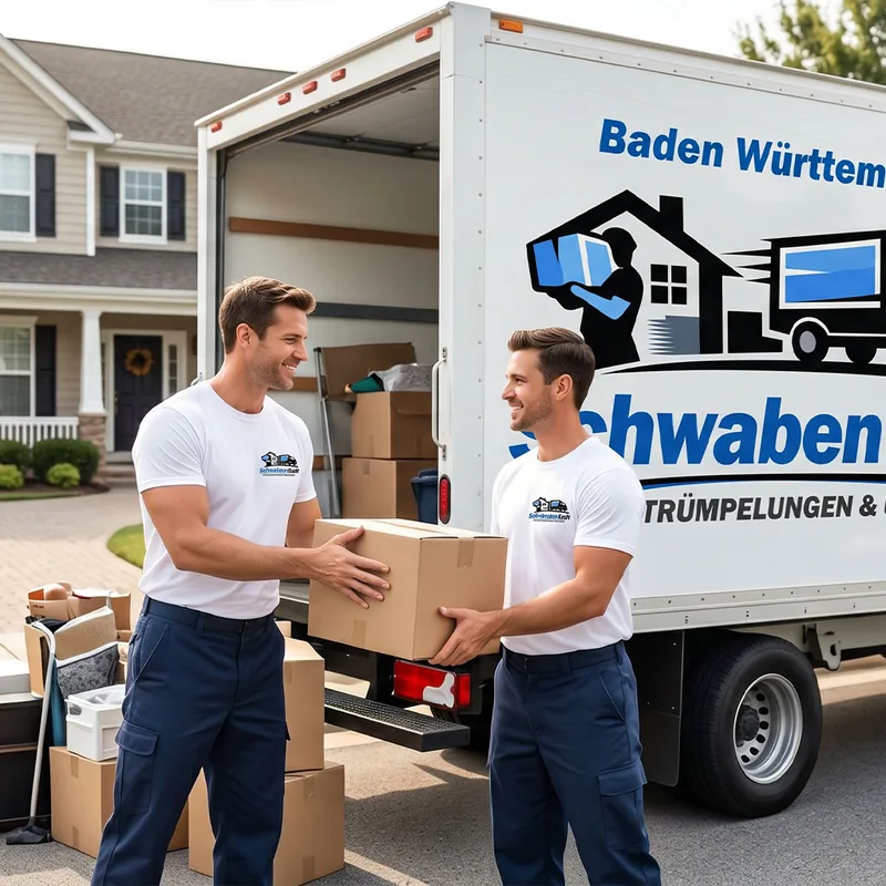 Verladen und Trennen bei einer Entrümpelung